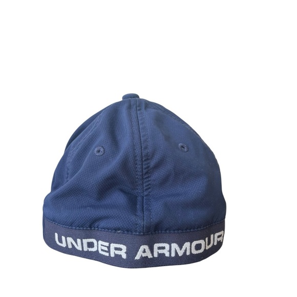 Under Armour navy Blue Youth small medium SM/MD athletic baseball Cap kids boys - Picture 2 of 7